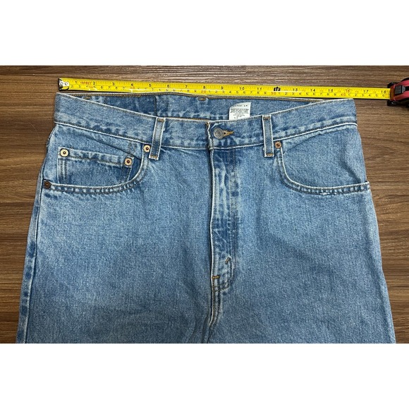 Vintage 98' Levi's 505 Regular Fit Straight Leg Light Wash Mens Jeans Sz 34x36 - Picture 5 of 9